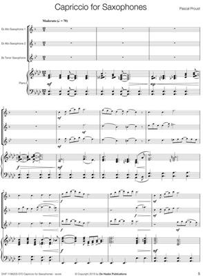 Capriccio for Saxophones